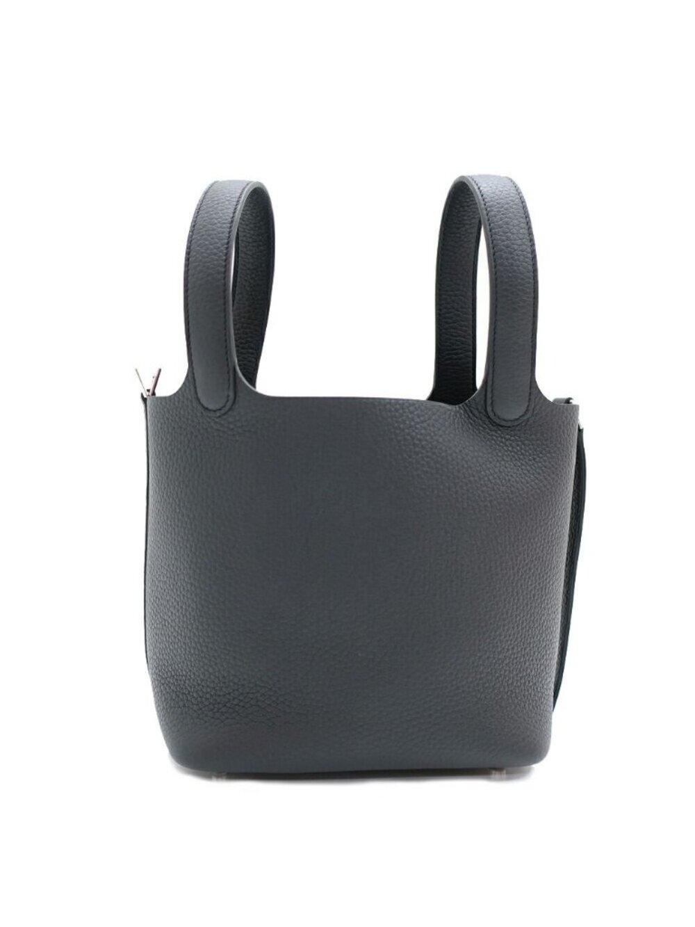 Hermes Heaven Picotin Lock PM Black Silver Taurillon Manufactured Around